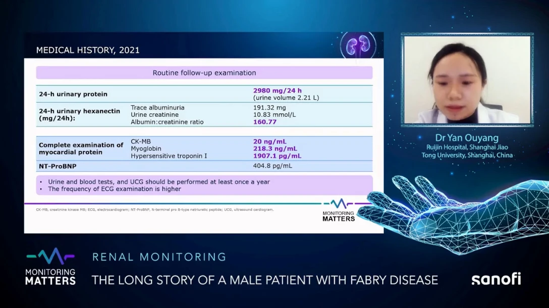 Clinical case presentation