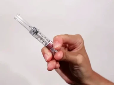 Spritzanleitung für die Anwendung einer Thrombosesicherheitsspritze zur Selbstinjektion